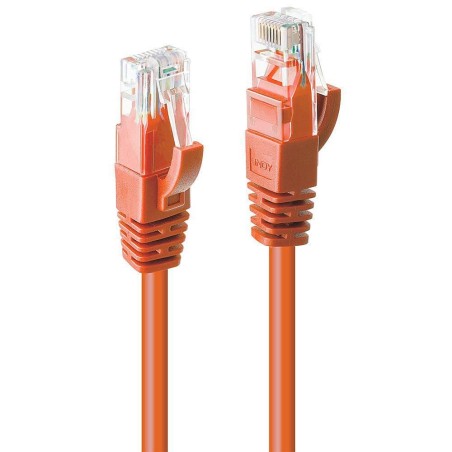 High-Performance Lindy 03M Cat6 UUtp Cable Orange - Product Code 48105